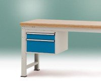 Manuflex ZB4581.0002 Komplettschrank 300 Profi 700mm Tiefe HF0002 Hellgrau/Hellblau 500mm x 360
