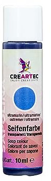 CREARTEC Natürliche Seifenfarbe Transparent- Seifenherstellung/Seifenkreationen - Farbe: Ultramarin - Inhalt: 10ml - Made in Germany