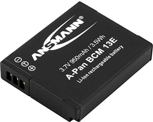 ANSMANN Batterie de Rechange A-Pan DMW BCM13E (1 PCE) – Batterie Appareil Photo 3,7V 950 mAh – Batterie Li-Po pour Panasonic Lumix DMC-TZ 41, TZ 55, TZ 56 et FT 5