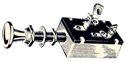OSCULATI Interrupteur 3 pos. 1 + 1 Circuit 25 A