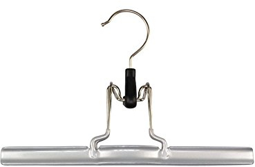 MAWA 0130015052 10 x Hosenspanner Hosenbügel. SKINfriedly anti-Rutschsilber 26 cm