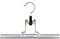 MAWA 0130015052 10 x Hosenspanner Hosenbügel. SKINfriedly anti-Rutschsilber 26 cm