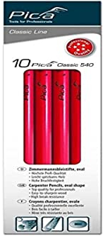 PICA-540/24-10-Lápiz 24cm-Carpint. cj.10-c/colg.