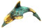 IconsGr Antike griechische Bronze Museum Statue Replica von Dolphin (215)