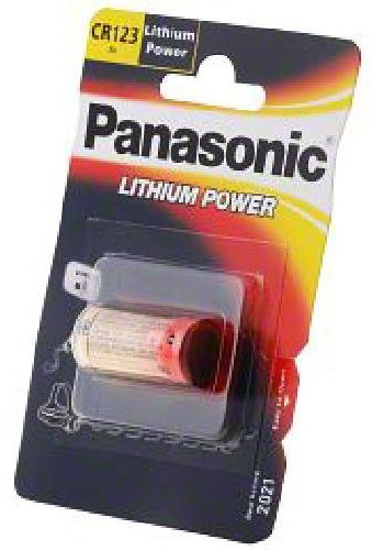Panasonic Foto Batterie Lithium CR123A,1600 mAh,3V
