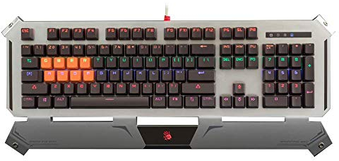Bloody B740A Gaming Keyboard, USB, 104 Keys, Ambidextrous, PC/Laptop/Gaming Console