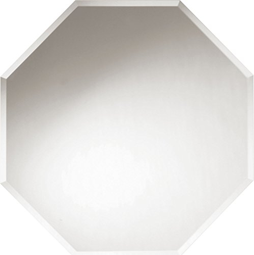 Facettenspiegel Wandspiegel Flurspiegel | B 50 x H 50 cm | Grau