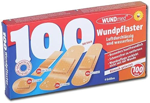 Wundmed 0055 Boite de 100 pansements étanches