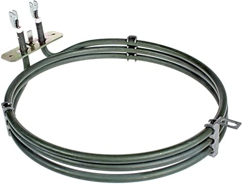 SPARES2GO 3 Tournez Circulaire Élément Chauffant compatible avec Kenwood Fan Four/Cuisinières (2500W)