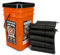 Quick Dam QDGG10-5 Flood Emergency Kit Grab & Go Flutbarrieren, 3 m, 5 Stück, Orange, 14 x 14 x 17 inches