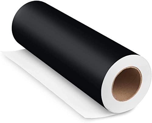 Möbelfolie selbstklebend - Klebefolie Auto außen glänzend - Plotterfolie Folie 5m Rolle matt, 31 cm Höhe für Wandtattoos schwarz - Markierungen, Beschriftungen und Dekorationen - Klebefolie Auto