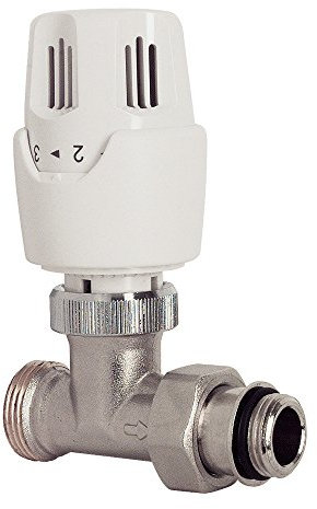 Robinet Thermostatique avec tête 220-3/4 EK (Mâle)/Mâle 15x21(1/2)/Corps Droit