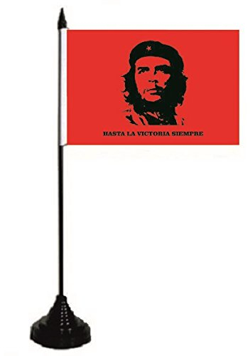 U24 Tischflagge Che Guevara Flagge Fahne Tischfahne 10 x 15 cm