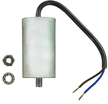 Paxanpax Universal Capacitor with 22 cm Cable Connectors, 30 µF/30 MFD, 450 VAC