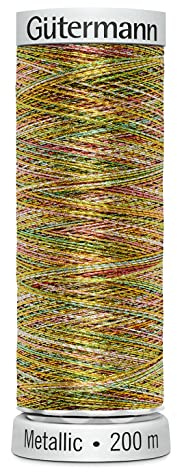 Gutermann 709760/7020 Variagated Sulky Metallic Machine Embroidery Thread 200m