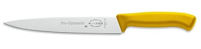 F. DICK ProDynamic Tranchiermesser gelb (Klingenlänge 21 cm, Küchenmesser, Klinge X55CrMo14 Stahl, Härte 56°, Messer) 85456212-02
