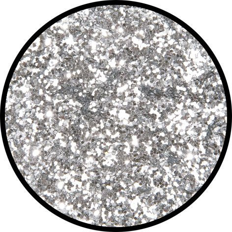 Eulenspiegel 912713 - Profi Effekt Polyester-Streuglitzer - Silber - 12g