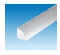 Evergreen - Quarter Rod, 35 cm Long, Diameter 0.75 mm, Pack of 5 - Plastic Model Building, Hobby Accessories