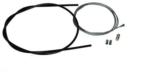 Citomerx Universal Bremszug Set inkl. Nippel 2,00 x 1600 mm schwarz | Kompatibel mit Hercules Puch Kreidler Zündapp