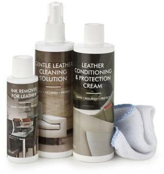 Lakeland Complete Leather Care Kit Includes Cleaner, Conditioner & Stain Remover