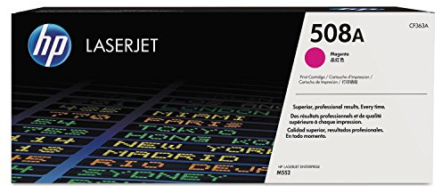 HP 508A (CF363A) Rot Original Toner für HP Color Laserjet Enterprise M552dn, M553, M577, Magenta