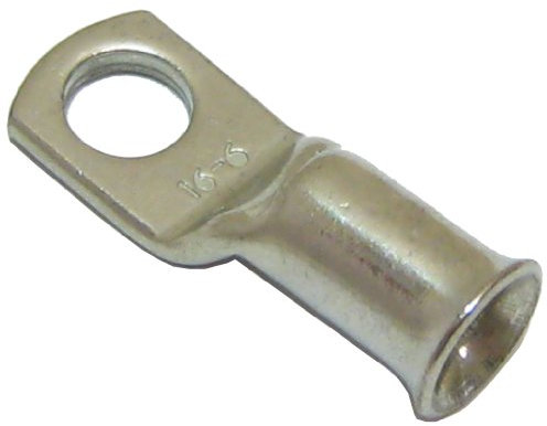 All Trade Direct 10 Copper Tube 16Mm X 6Mm Lug Battery Starter Cable Welding Crimp Terminal Ring