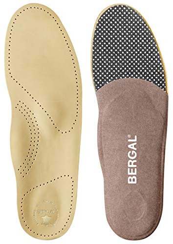 Bergal Ortho Comfort Einlegesohlen Fußbett mit echtem Leder Damen Gr. 36