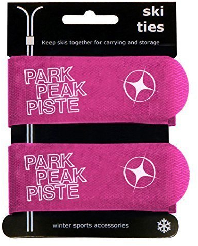 Manbi Pro Jumbo Paar Klettverschluss Ski-bindungen Atomic K2 Head Kabel Ordentlich Koffer Gurt - Rosa