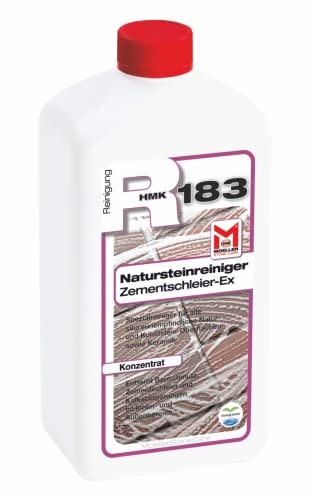 Moeller Stone Care - HMK R183 Natursteinreiniger - Zementschleier-Ex - 5 Liter - Spezialreinigung (Konzentrat) für alle säureunempfindlichen Natur- und Kunststein-Oberflächen sowie Keramik.
