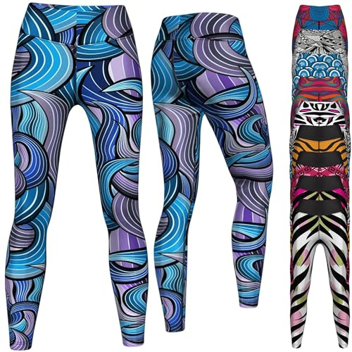 German Wear Leggings Sehr dehnbar Fitness Sport Yoga Gymnastik Training Tanzen Freizeit