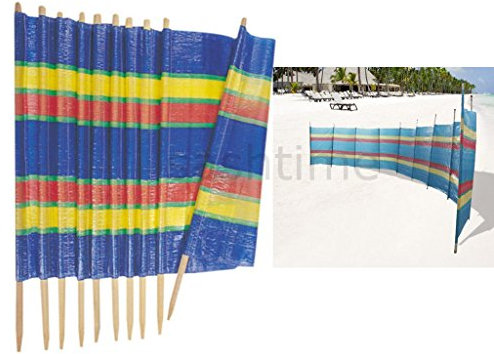 fineway @ 10 Piquets coupe-vent coupe-vent pour écran soleil Abri de plage camping 20 m