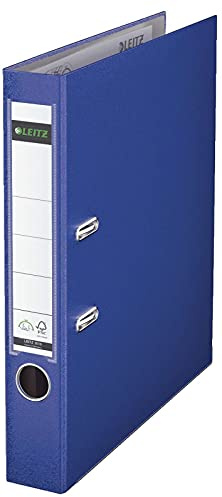 Esselte Leitz 10151068 - Ordner A4 Plastik Breite 5,2cm neonblau