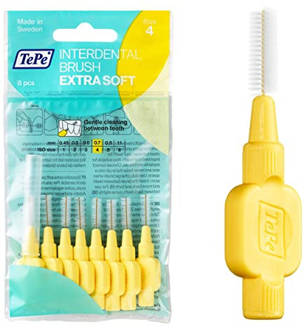 TePe Interdentalbürsten x-soft zartgelb 0.7mm 8er Beutel, 2er Pack