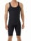 Underworks Herren Kompressions-Body Shaper – Girdle für Gynäkomastie, Bauchfett und Oberschenkel - Schwarz - X-Large 124.46-134.62 cm Brust