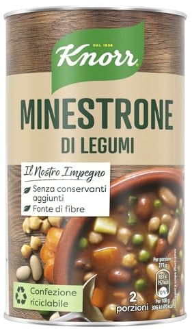 Knorr Minestrone di Legumi, Gustosa Ricetta di Campagna, 545g