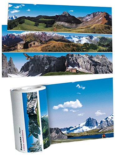 selbstklebende Fototapeten/Panoramaborten, verschiedene Motive (Alpen)