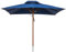 anndora® Sonnenschirm Gartenschirm 3 x 3 m eckig wasserabweisend - mit Winddach Navy Blau