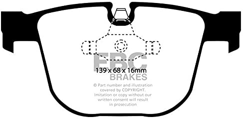 EBC Brakes DP61451 6000 Series Greenstuff Brake Pads