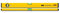 BMI Wasserwaage 689 Construct (Länge 150 cm, Aluprofil gelb pulverbeschichtet, stabile Libelle aus bruchsicherem Spezialkunststoff, Messgenauigkeit 1 mm/m) 689150P-gelbCON