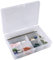 Whatmore Wham Assorted Clear Plastic Hobby / Craft Organiser Storage Boxes 19cm x 13.5cm x 4cm
