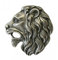Dark Dreams Gothic Mittelalter LARP Buckle Schnalle für Gürtel Löwe Löwenkopf Lionhead altsilber