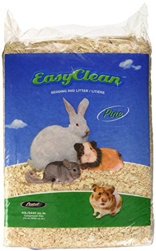 Pestell Pet Products Easy Clean Pine Bedding, 40-Liter
