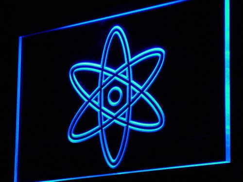 ADV PRO i891-b ATOM Symbol Science Display NEW Neon Light Sign Barlicht Neonlicht Lichtwerbung