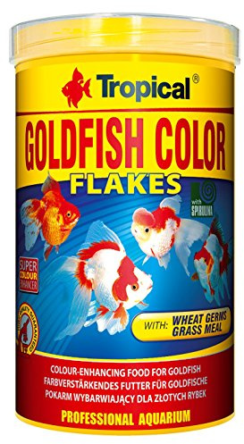 Tropical Goldfish Color Farbverstärkendes Flockenfutter, 1er Pack (1 x 1 l)