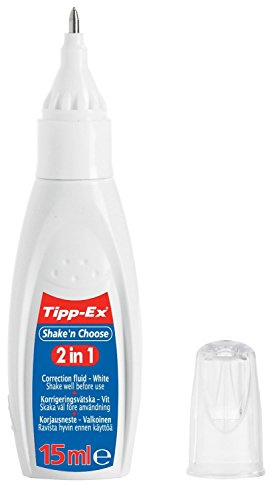 Tipp Ex Set (3 Stifte Korrekturroller shake' N 'Choose 2 in 1 pte Metall und Schaumstoff 15 ml