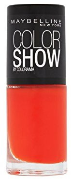 Gemey Maybelline Colour Show Nail Polish – No. 341 Orange Attack