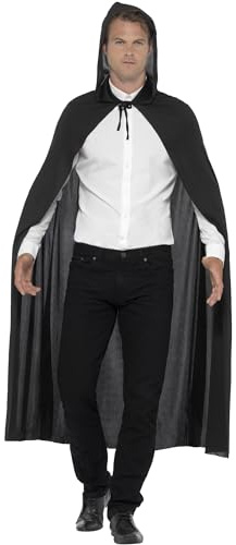 Smiffys Women's Black Hooded Vampire Cape