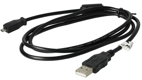vhbw USB-Kabel Datenkabel kompatibel mit Kodak Easyshare CD-Serie CD43, CD33, CD40 Kamera, Camcorder, 150 cm