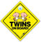 Zwillinge An Bord, Zwillinge an Bord Autoschild Neu Bär, Baby-schild, Auto Schild, Baby A, Zwillinge Auto Schild, Stoßstange Aufkleber Baby