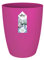 Elho Brussels Orchid High 12.5 - Vaso per Orchidee - Interno - Ø 12.5 x H 15.5 cm - Rosa/Cherry Red